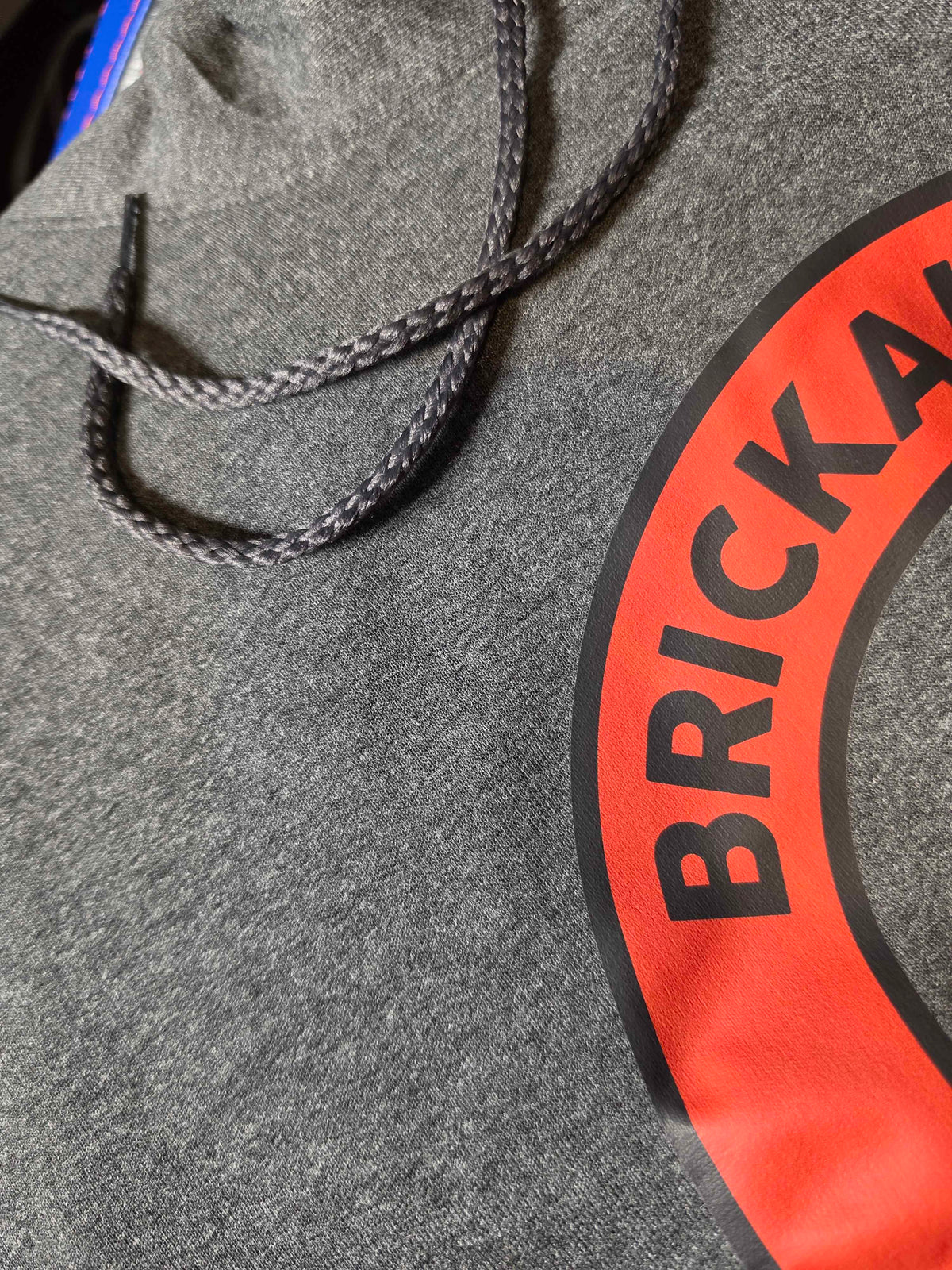 Brickaholics Logo Hoodie - Charcoal Heather