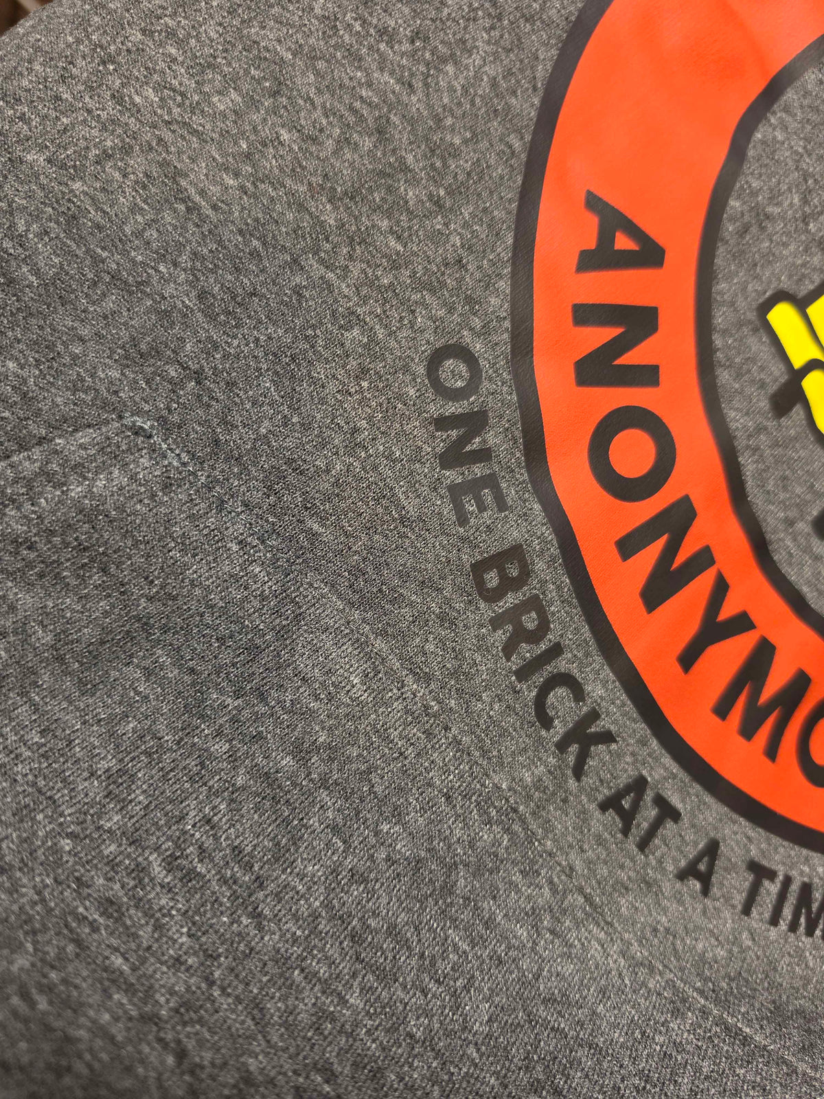 Brickaholics Logo Hoodie - Charcoal Heather