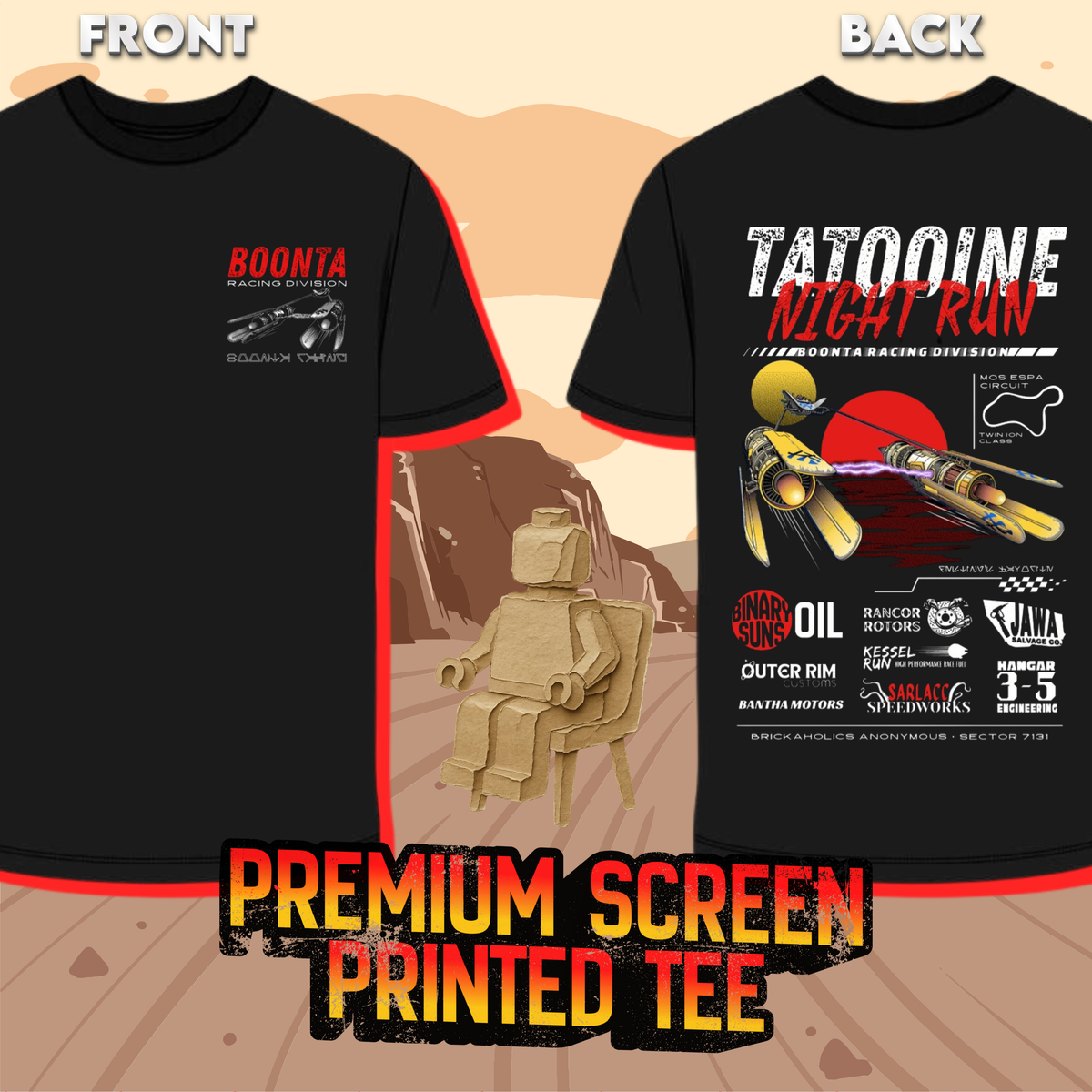 "Tatooine Night Run" Premium Tee