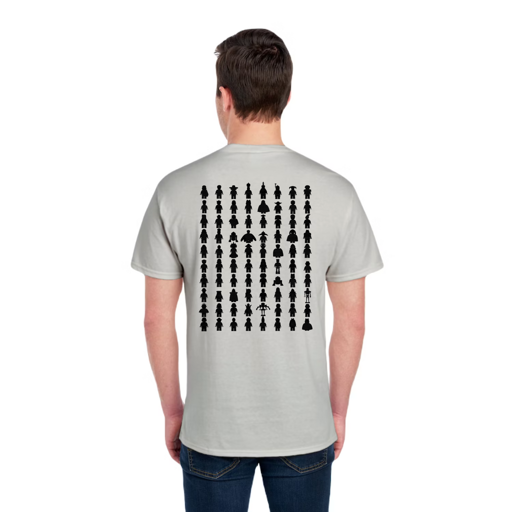 Minifigs Tee - Ice Gray