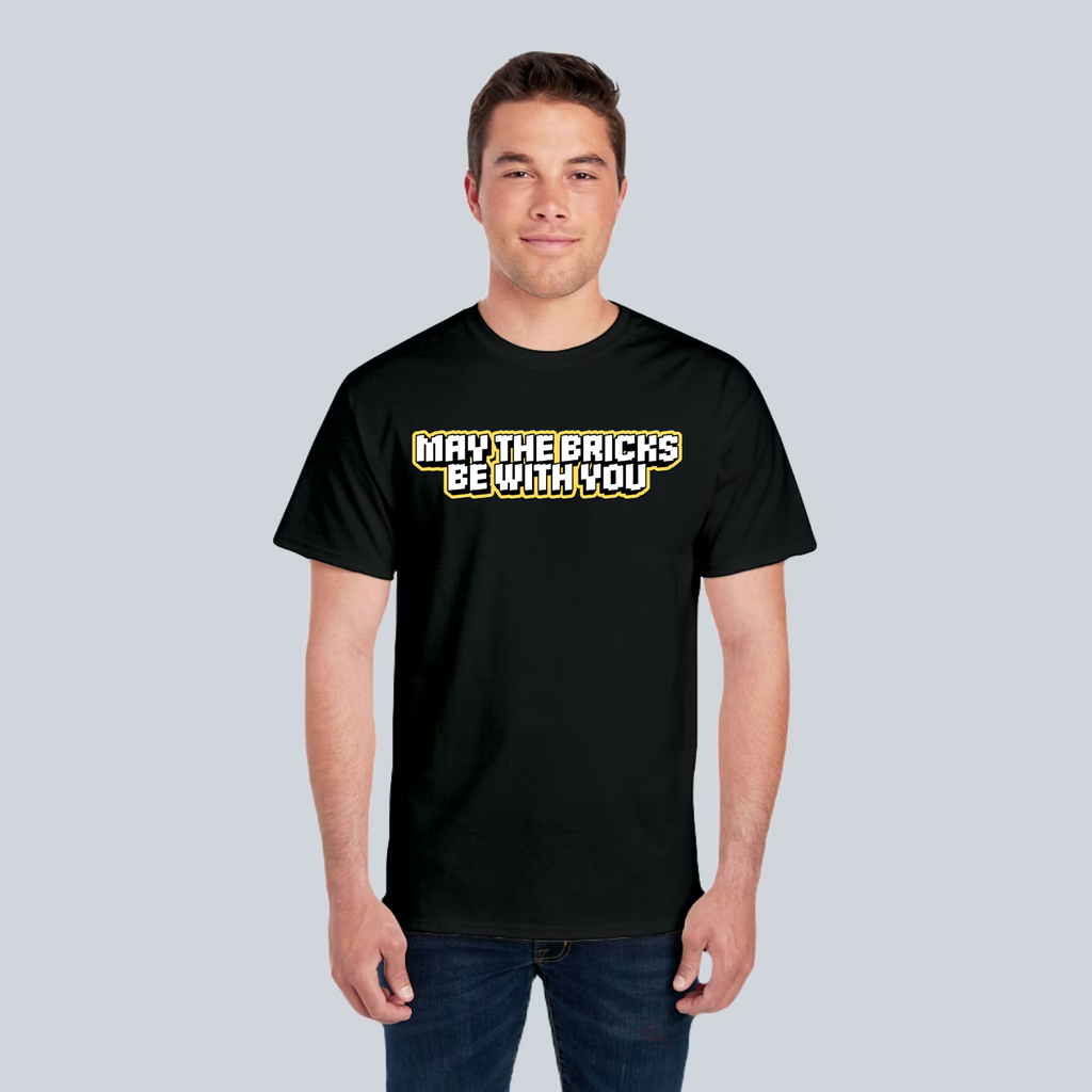 May the Bricks Be With You" Tee - Black