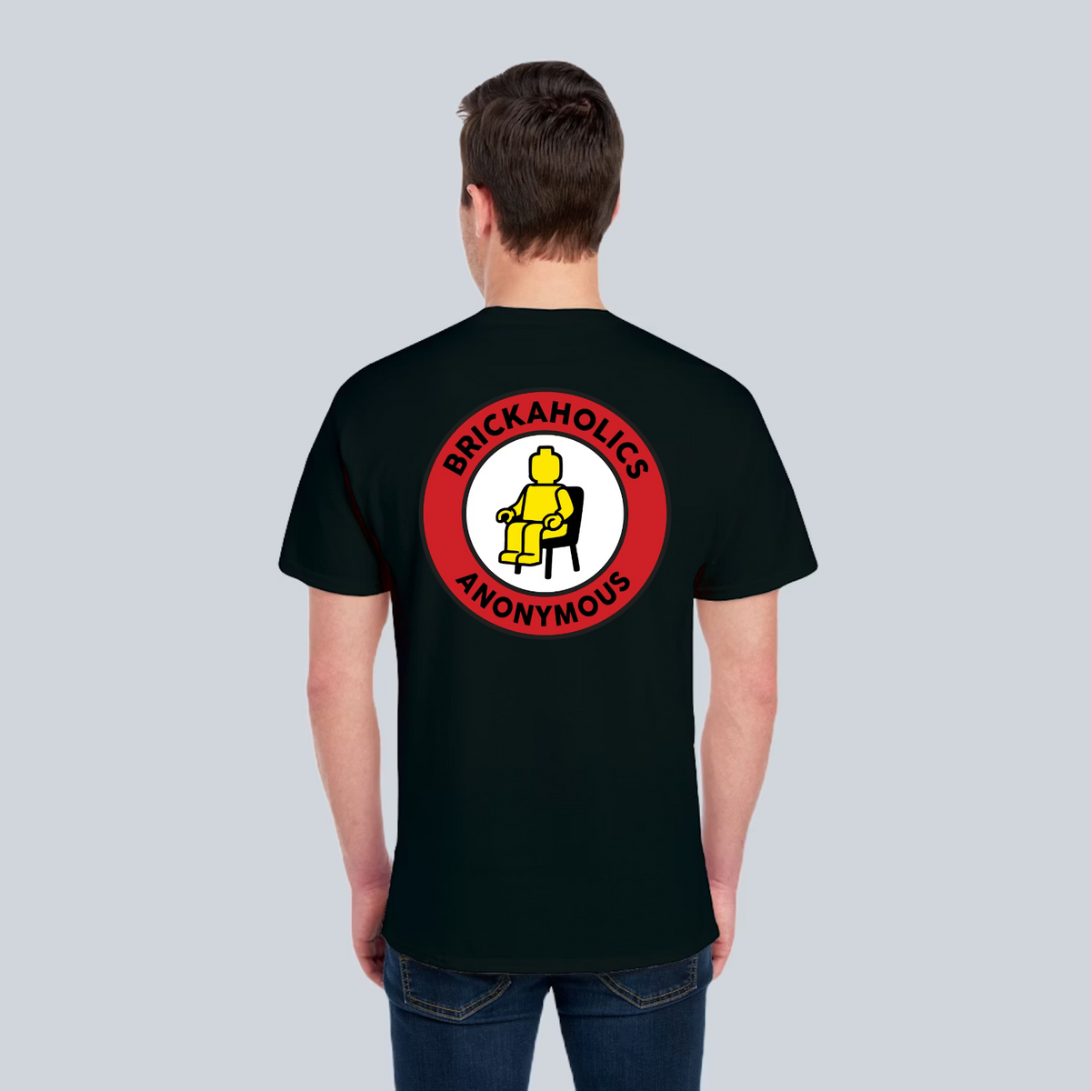 Classic Brickaholics Logo Tee - Black