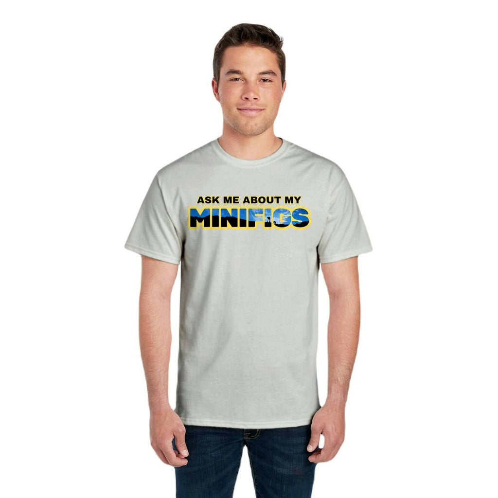 Minifigs Tee - Ice Gray